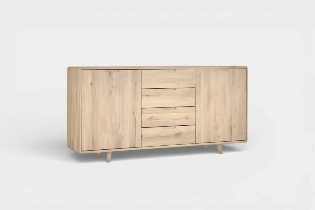 Jelsan Select / Ardin Dressoir Medium / Massief Houten Dressoir met Lades en Deuren