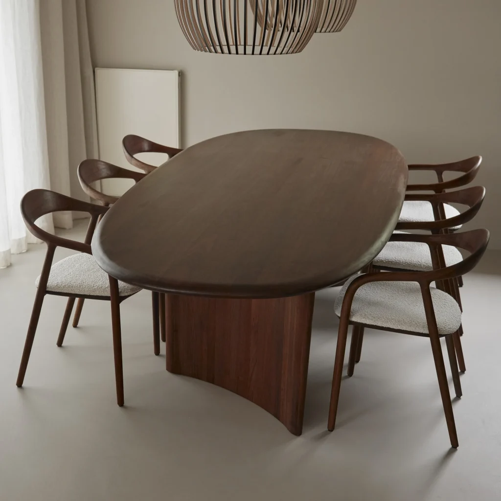 Artisan / Monument / Sculpturale Eettafel met Asymmetrische Poten