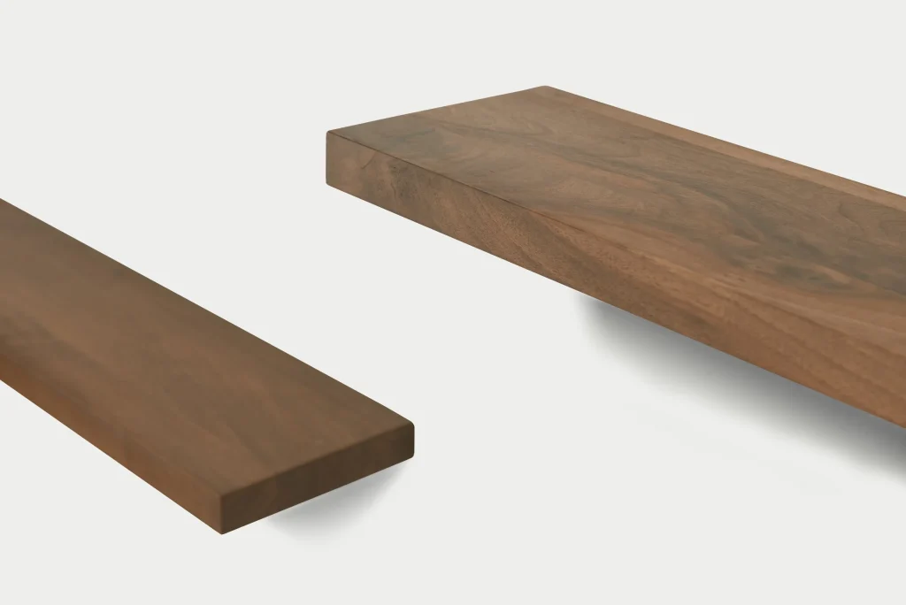 Tabula / Wandplank Zwevend Walnoot Op Maat