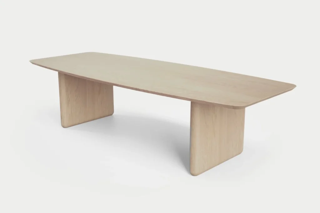 Vela Table / Massief Eiken Tafel met Robuuste Poten