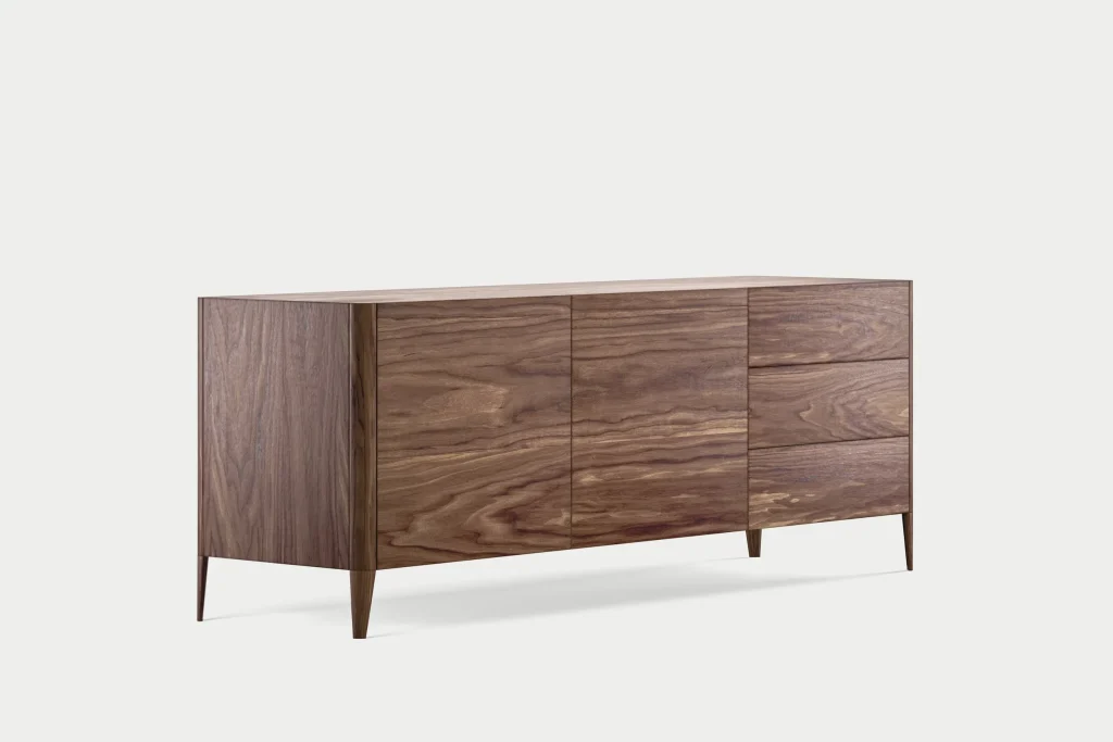 Nirfa / Dressoir in Massief Eiken of Walnoot Dressoir