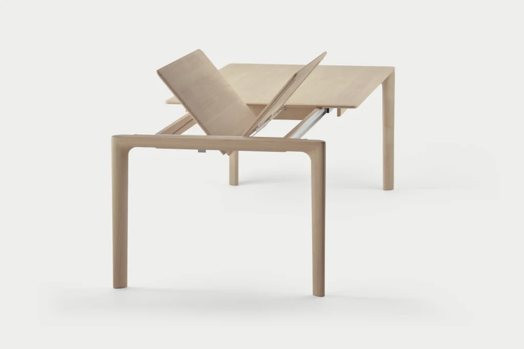Artisan/ Neva / Praktische Uitschuifbare Design Tafel in Massief Hout
