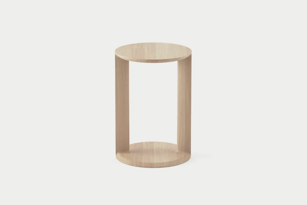 Artisan / Boaz / Sculpturale Houten Salontafel met Verjongde Vorm