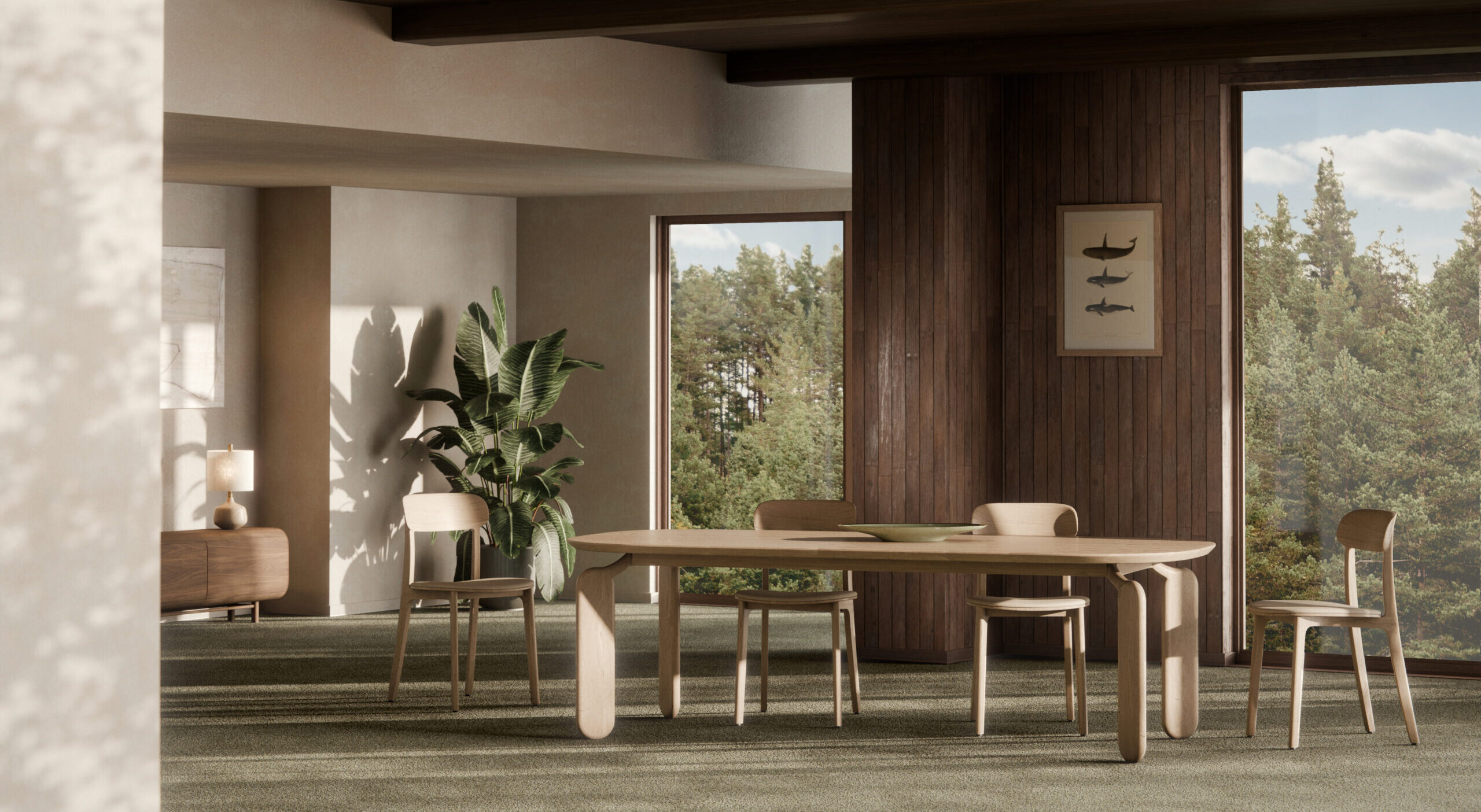 Onze meubels — interieur van Jelsan showroom